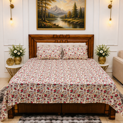 PREMIUM BEDSHEET SET WITH 2 PILLOW COVERS
