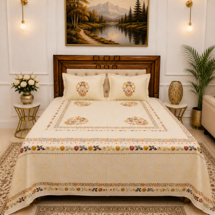 Royal Heritage Digital Printed Bedsheet Set