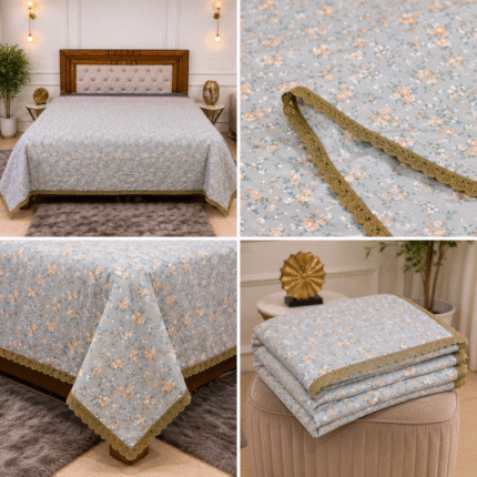 Sky Blossom Comforter – Soft Hues, Timeless Comfort