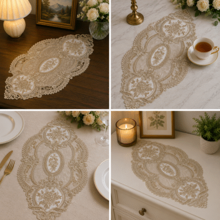 Turkish Luxury Lace Table Runner – Elegance in Every Detail
