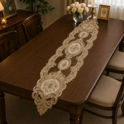 Elegant Embroidered Runner for Sophisticated Homes