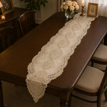 Elegant Lace Table Runner – Timeless Charm for Every Table